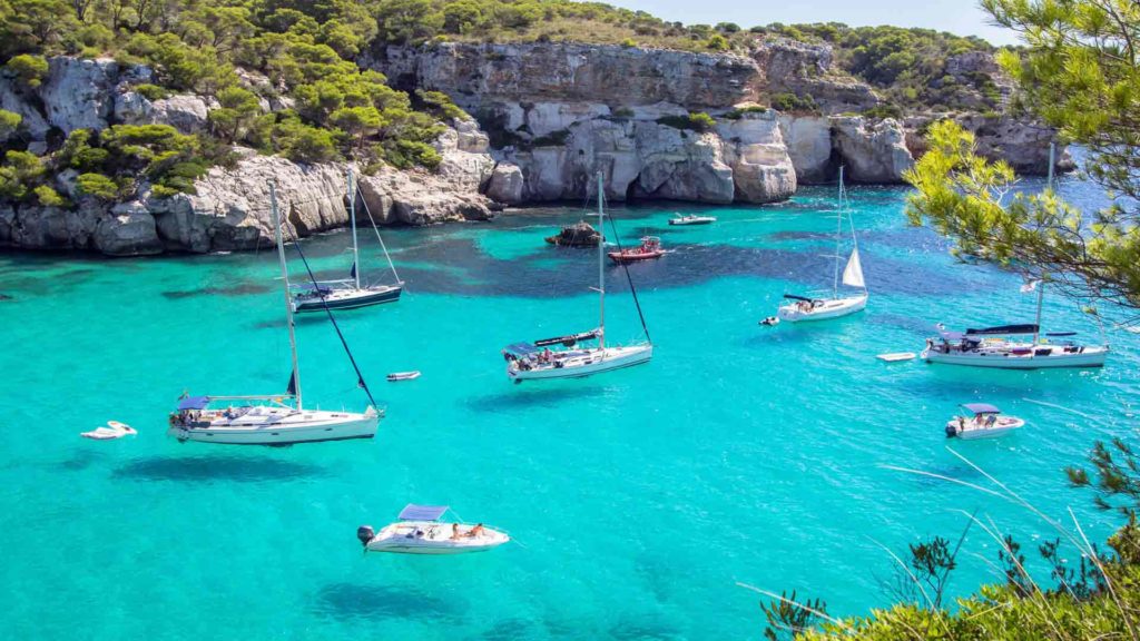 Calas de Menorca embarque en Mahón