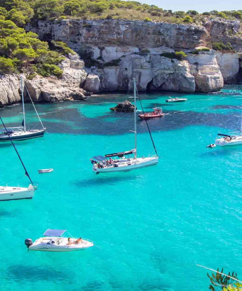Calas de Menorca embarque en Mahón